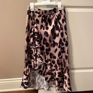 XS Ruffle leopard skirt from SHEIN.  Still in original package and never worn.